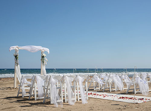 Ayia Triada Beach Wedding Venue